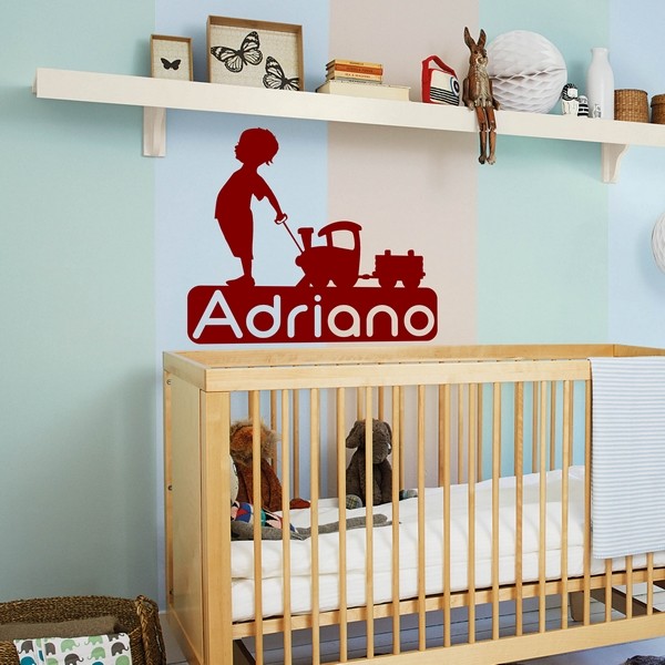 Exemple de stickers muraux: Adriano Petit Train